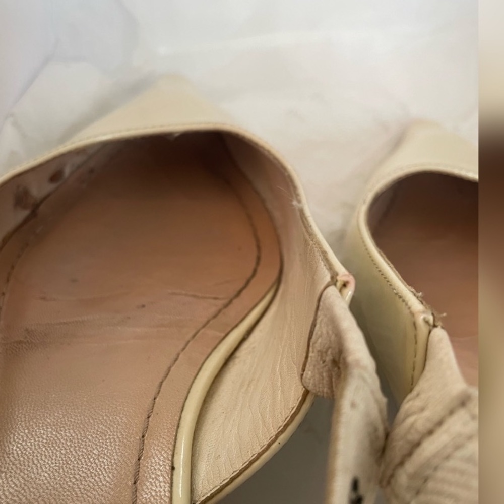 Dior Cream Patent Leather J'adior Slingback Size 38
Flats - Picture 5 of 10